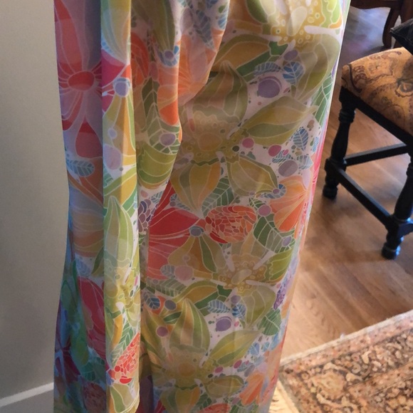 Lemon Garden Print by JEAN-PIERRE KLIFA Shift Dress NWT Size Medium - Picture 5 of 10